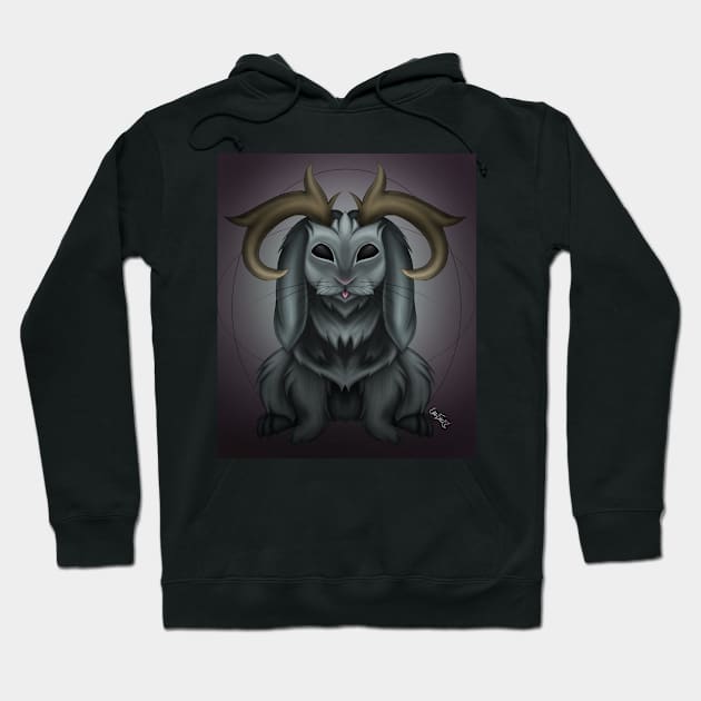 Jackalope Cryptid Art Hoodie by Kae Fae's Creative Baye